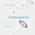 Universal Baby Monitor Mount Shelf Flexible Camera Stand No Drilling for Nursery Baby Monitor Crib Holder Compatible with Baby Monitor Camera with...