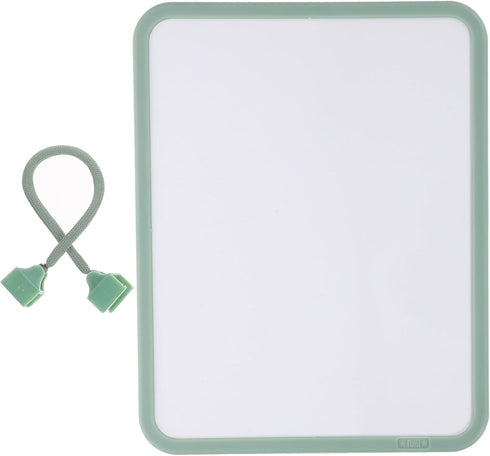 NUOBESTY Magnetic Whiteboard Hanging Dry Erase Board Note Memo Board 8.37x6.68 Inches Double Sided for Fridge Door Wall Decor Green...