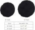 Augld Bar Stool Cushion Soft Velvet Padded Round Stool Cover 12" Velvet Coffee...