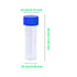 50 Pack 5ml Cryo Tubes?Plastic Graduated Vial Tube with Screw Caps,Small Test Sample Bottles Tubes Container with Lid?PP Material ?with Silica Gel...