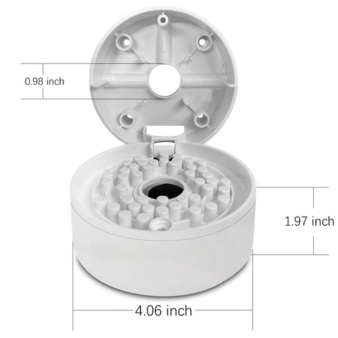 ?ABS IP54 Waterproof? Universal Camera Junction Box, Waterproof Camera Junction Box, Junction Box for Bullet Cameras, Outdoor Camera Junction Box,...