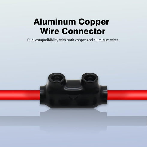 2-14 AWG Insulated Inline Splice Connector Black Wire Connectors,Allen Hex 5/32" Insulated Cable Connectors Pre-Loaded Oxide Inhibitors(1pcs)...