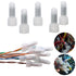 1000 PCS CE1 Closed end Wire Connector,Insulated Terminal Closed End Crimp Caps Electrical Wire Cable Terminals Connectors Set AWG 22-16...