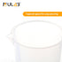 ULAB Scientific Plastic Beaker Set, 5 Sizes 50ml 100ml 250ml 500ml 1000ml, 2pcs for Each Size, Stackable with Spout, Molded Graduation, UBP1007...