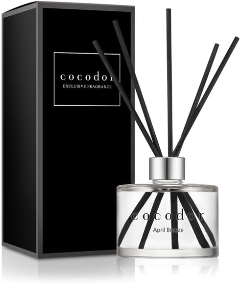 COCODOR Signature Reed Diffuser Set/April Breeze / 6.7oz /1 Pack/Home Fragrance Diffuser, Oil Scent Diffuser for Bathroom Shelf Decor...