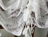 FADFAY Lace Balloon Curtain White Adjustable Tie-Up Curtain Shade, Embroidered Semi Sheer Farmhouse Drape for Living Room Bedroom Dining Room, 1 P...