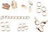 ALLinONE Rose Gold Jewelry Making Supplies Kit Jewelry Findings Necklace Repair Kit for DIY Craft Jewelry Making...
