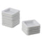Weighing Dishes 100pcs Plastic New White Square Dish Laboratory Equipment 7ml Weigh Boat Set Measuring Storing Powders Liquids...