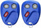 2 KeylessOption Replacement 3 Button Keyless Entry Remote Control Key Fob -Blue...