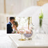 24 Pcs Mini Place Card Holders and 24 Pcs Place Cards with Gold Foil Border, Table Number Stand with Heart Shape, Table Card Holder Photo Picture ...