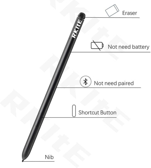 EMR Stylus with Eraser for AMZ Kindle Scribe/Remarkable 2 / BOOX, Kindle Scribe Pen Replacement, Remarkable 2 Pen Replacement with 5 Tips/Nibs...