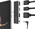 QuickHUB - Surface Go Adapter - 2X USB 3.0 | 4K HDMI | USB-C | AUX - Designed for Surface GO | Surface GO 2...