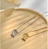 Kokoma Dainty Lollipop Pendant Necklace 925 Sterling Silver CZ Crystal Sugar Bow Knot Sweet Candy Choker Necklaces Chain Link Cute Jewelry Gifts f...