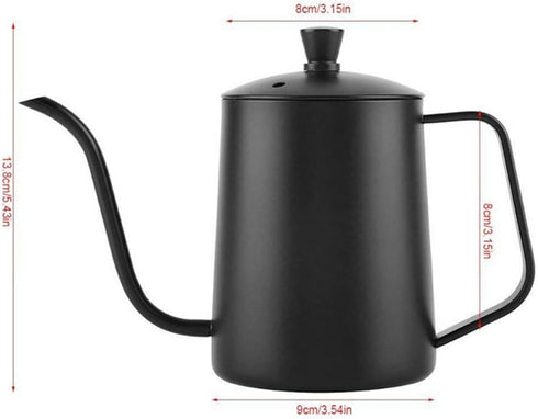 Pour Over Gooseneck Water Kettle Coffee Swan Neck Stainless Steel Drip Coffee Maker...