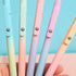 sencoo 5 pack Blue Gel Pens and Refills 0.5mm Fine Point Quick Drying Ink Smooth Writing Retractable Pens Student Pens (style3)...