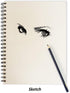 KXF Spiral Sketchbook Pad A4 Sketch Book Blank 80 Pages Artist Sketch Pad with Hardback Cover 170gsm Sketch Paper A4 Art Drawing Book...