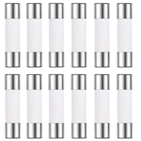 20 amp 250 Volt Ceramics Fuses Replacement for Car Fuses Household appliances Fuses (Pack of 10 Pcs)...