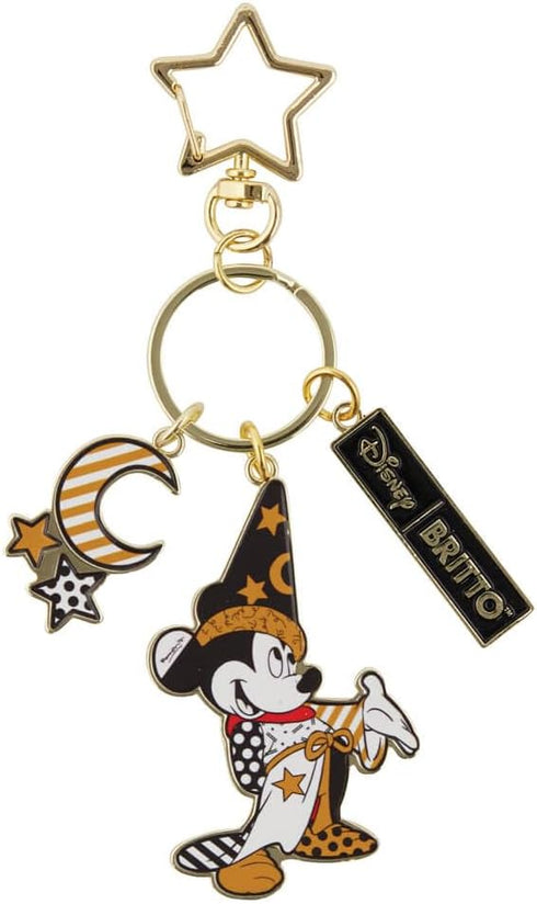 Enesco Disney Britto Midas Fantasia Sorcerer Mickey Mouse Keychain, 6 Inch, Multicolor...