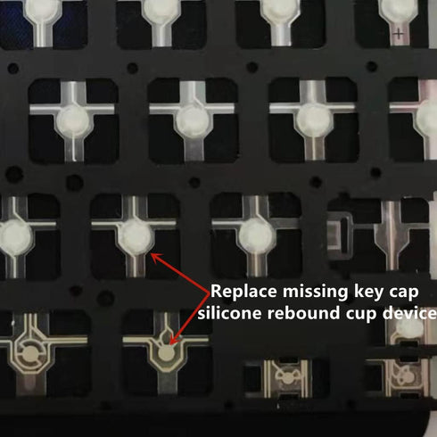 Replacement Keyboard Silicone Rebound Cup Mechanism Compatible with MacBook Pro/Air Model A2141 A2251 A2289 A2179 A2337 A2338 A2442 A2485 M1 Pro/M...