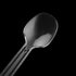 200 Pack 4 Inch Clear Plastic Spoons, Mini Dessert Spoons, Transparent Small Plastic Teaspoon Tableware for Kitchen, Party, Dessert Station...