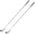 Bar Spoon Cocktail Mixing Spoon - Cuttte 2pcs Cocktail Spoon Long Handle 12.7 Inches, Stainless Steel Drink Stirrers Cocktail Stirrer with Trident...
