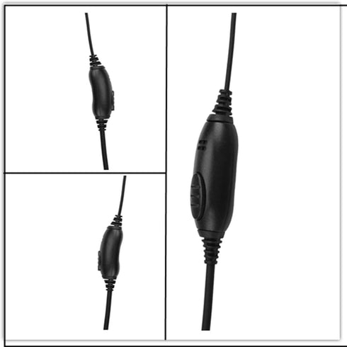 CLS1110 D Shape Earpiece Surveillance Headset with Mic Compatible with Motorola Two Way Radio RMM2050 XU2600 CLS1410 CP200 GP300 PR400...