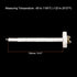 MECCANIXITY K Type Ceramic Kiln Furnace Probe Thermocouple Sensor for Muffle Furnace Oven, High Temperature -50 to 1100°C(-122 to 2012°F) 3x150mm...