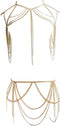 Sexy Body Chain Set Layered Necklace Bra Waist Chain Summer Fashion Bohemian Jewelry Suit for Beach Party Holidy...
