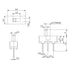 Toggle Switch Vertical Slide Switch SS-12D00 (1P2T) 20PCS...