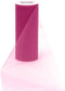 Offray Tulle Craft Ribbon, 6-Inch by 25-Yard Spool, Fuchsia...
