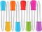5ml Liquid Droppers Clear Medicine Silicone and Plastic Pipettes Eye Dropper with Bulb Tip for Kids Candy Molds (8 Pack)...