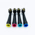 Bamboo Charcoal Toothbrush Heads 3D Whitening Replacement Brush Heads Compatible with Oral b, 4 Pack Electric Charcoal Toothbrush Head Fit Oral b ...