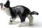 ZOOCRAFT Black Cat Figurine Ceramic Animal Miniature Handcrafted Kitten Gift Decor DIY Craft Design Collectible, 1.10 x 2.40 x 1.34 inches...