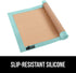 Gorilla Grip BPA-Free Reusable Silicone Baking Mat, 2 Pack, Nonstick Liner for Oven Cookie Sheets, Heat Resistant, No Oil Greasing Needed, Easy to...