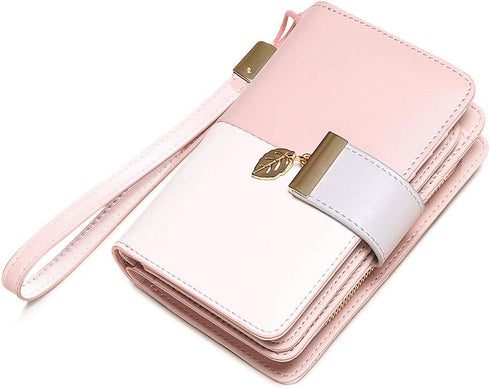BAIGIO Wristlet Wallets for Women Leather Wallets Bifold Wallet RFID Clutch Wallet for Women Card Holder Small Purse Lady...