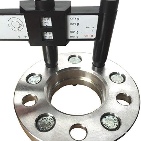 Wheel/Stud Bolt Pattern Measuring Tool/PCD Ruler - 4 5 6 8 Holes Lug Bolt Pattern Gauge...