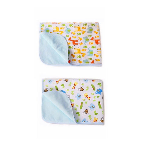 Baby Reusable Diaper Changing Pad for Home and Travel,Portable Waterproof Urine Mat… (M (19.69 x 27.56 Inch), 2P)...