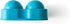 Houdini Large Sphere Ice Tray Mold, Makes Four Ice Balls, Blue...