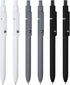 6pcs Gel Pens,0.5mm Fine Point Black Ink Pens With Smooth Wirting,Qucik Dry Pens For Journaling,Cute Nice Aesthetic Pens, Office School Supplies W...