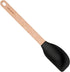 Silicone Series Large Spatula-Natural Handle with Black Head...