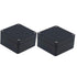 Black Junction Box ABS Enclosure Box Conduit Juction Box Waterproof Project Box Dustproof Electrical Box Case (3.19"x3.27"x2.2" 2PCS)......