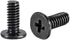 uxcell M2x6mm Phillips Screw Fastener Black 3.8mm Dia Screw Head for Laptop PC TV Fan Switch 100pcs...