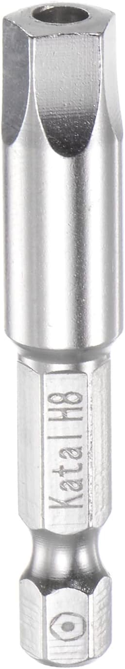 H8 Pentagon Screwdriver Bit 1/4" Hex Shank 2" Length Magnetic Security Screw Driver Power Tool...