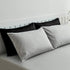 NTBAY King Pillowcase Set - 2 Pack Brushed Microfiber 20x36 Pillowcases - Soft, Wrinkle-Free, Fade-Resistant, Stain-Resistant, Black Pillowcases w...