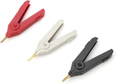 Clips, P2004 3Pcs Copper Gold Plated Kelvin Test Clip 20A...