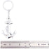 3D Anchor Key Chain Car Logo Metal Key Ring Couples Keychain...