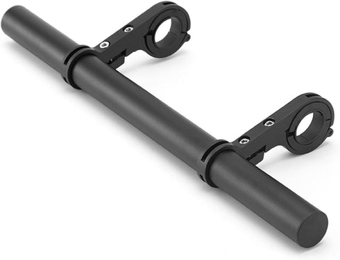 Bicycle Extension Bracket?Aluminum Alloy Bike Double Handlebar Extender for Holding Bicycle Speedometer, Phone Light Mount Holder(Black)...