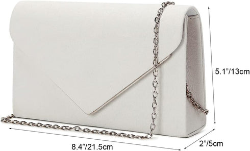 Women's Evening Clutch Small Crossbody Purse for Prom Classic Wedding Party Shoulder Bags...