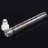 stonylab Glass Test Tube with PTFE Cap, Thicken Borosilicate Glass Reusable Round Bottom Graduated Pressure Resistant Colorimetric Tubes Culture T...