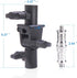 WELLMAKING 2PCS U Shape Tilt Adapter Swivel Mount Umbrella Holder Light Stand with Standard 1/4 to 3/8 inch Metal Male Screw Adapter Spigot Stud f...